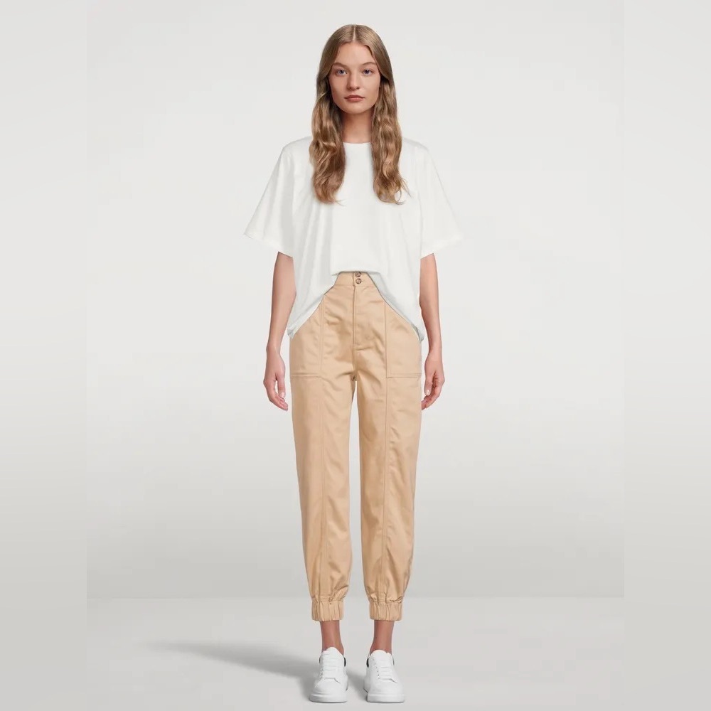 NWOT BOYISH
The Nico High-Waisted Utility Jogger Pants in Tan size 27